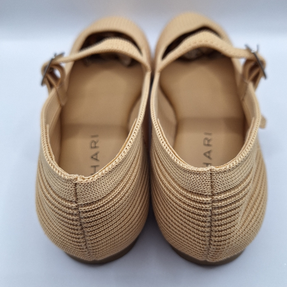 Tahari Mary Jane - Sierra Flat Shoes Camel Color Size 8.5 M - Picture 3 of 6